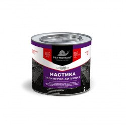 Битумно-полимерная мастика PETROMAST, 10л /металл